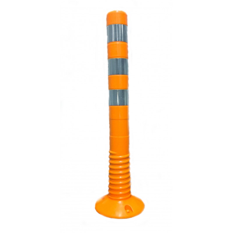 Flexibilní výstražný zahrazovací sloupek 750mm oranžový