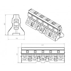 Bariera Plastcon 860 - jednostronna