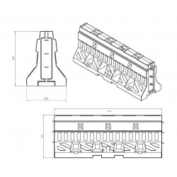 Bariera Plastcon 860 - jednostronna