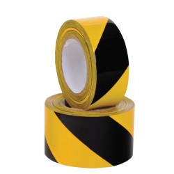 taśma ostrzegawcza żółto-czarna - rolka 200 mb x 80mm