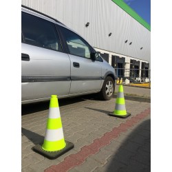 Dopravní kužel 50 cm PVC/REC zelená