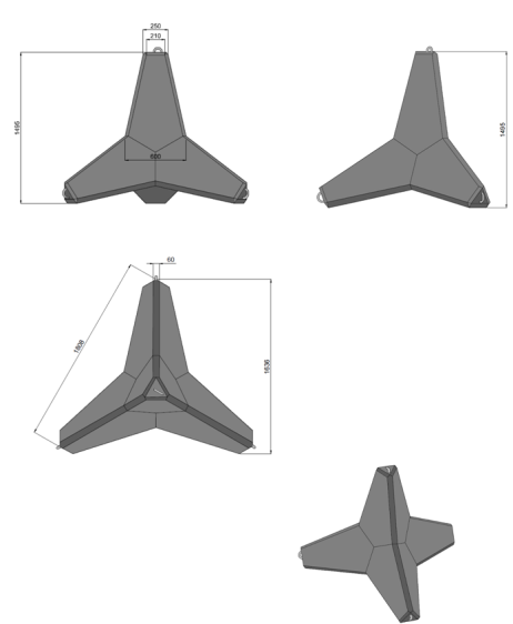 Betonová Závora "Starblok"