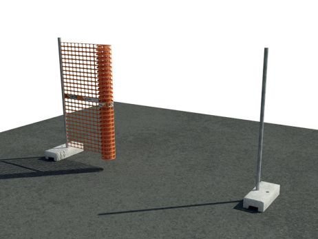 Oranžová stavební síť HDPE 180 cm x 50 m