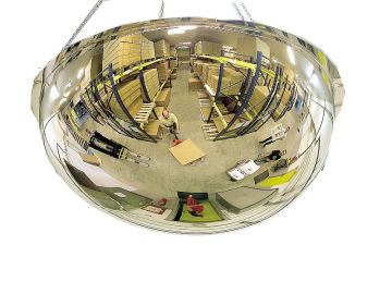 Průmyslové zrcadlo, polokoule, akrylové, ø 60 cm