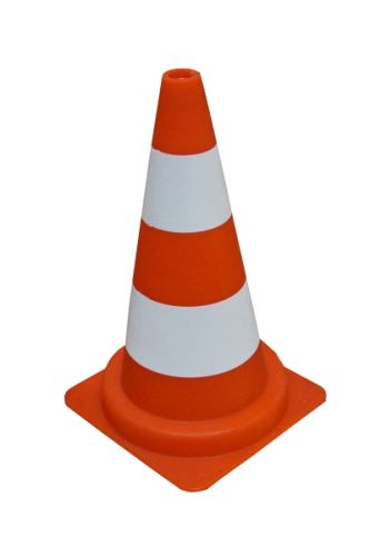 50 cm PVC kužel - reflexní s mikrokuličkami