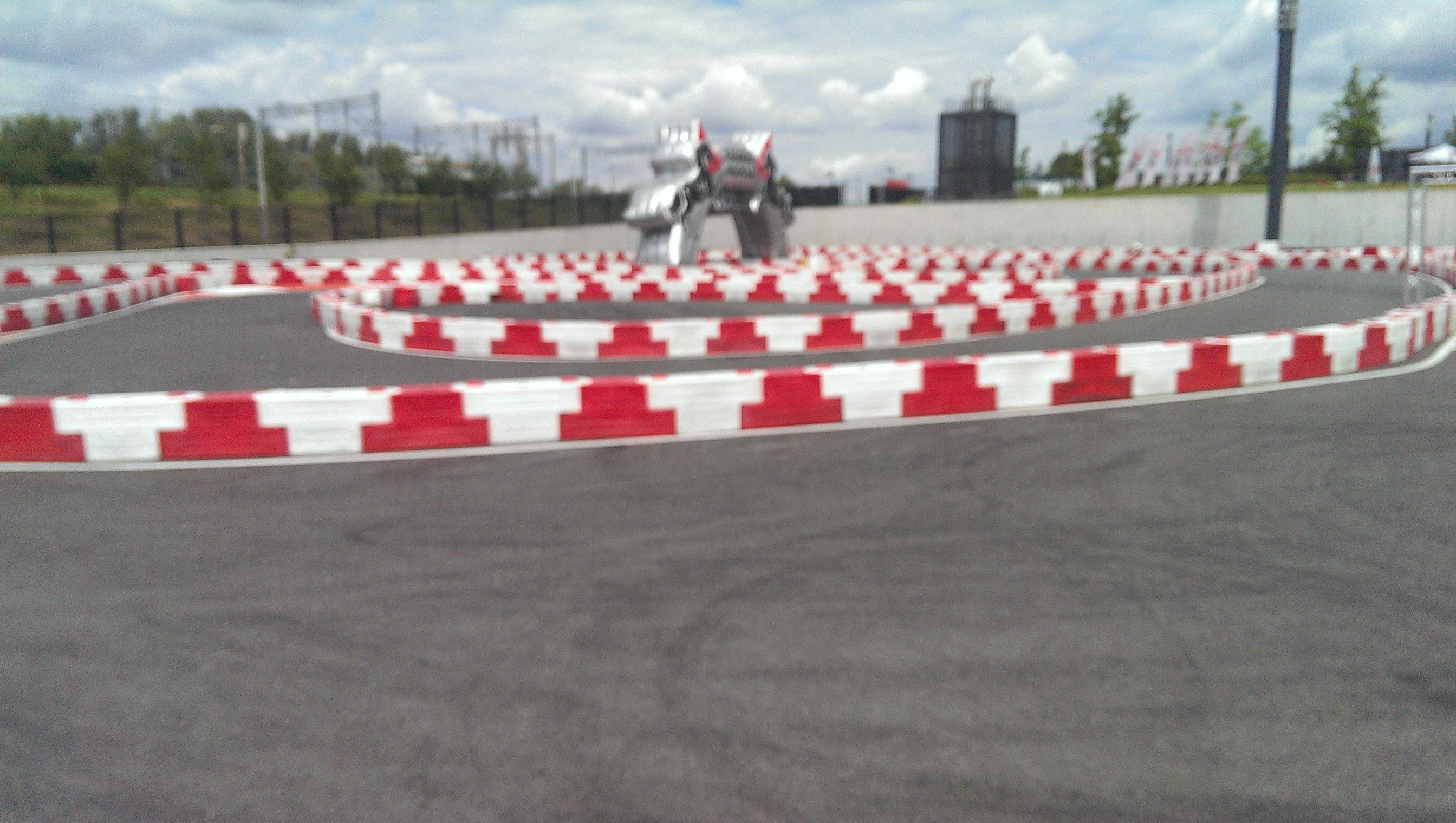 Silniční bariéra 9 kg (bílá)