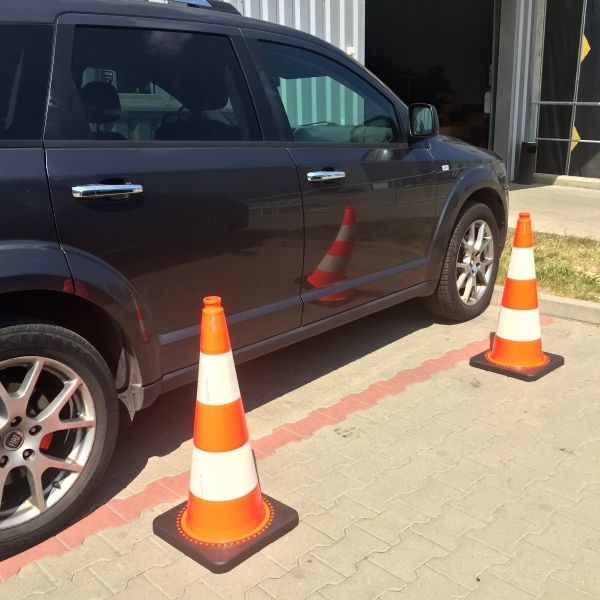 Dopravní kužel reflexní 50 cm PVC/REC