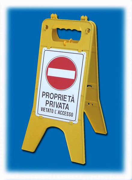 Výstražný stojan (tabule) "Kluzká podlaha - Wet floor"