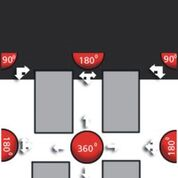 Průmyslové sférické zrcadlo 360°