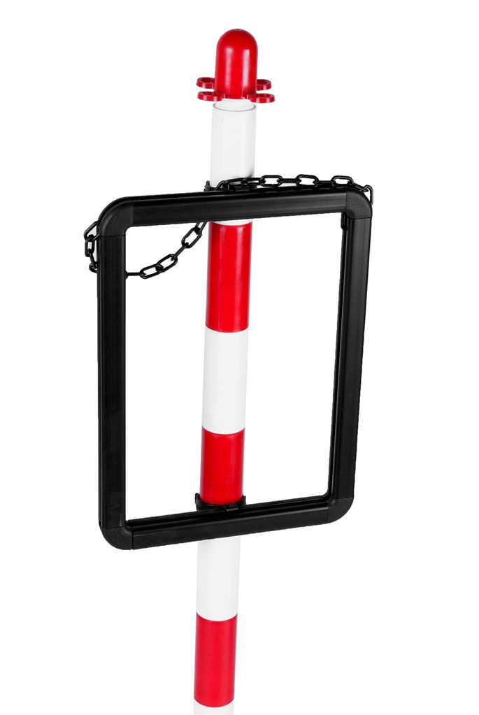 Závěsná informační tabulka - rám A4 ke sloupku