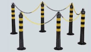 Flexibilní výstražný zahrazovací sloupek 750mm bílý