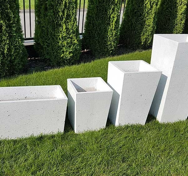 Concrete flower pots Concrete flower pots