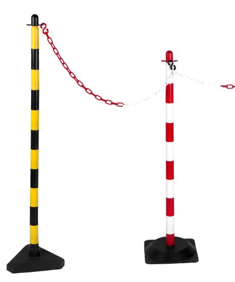 6 mm plastový řetěz bílý