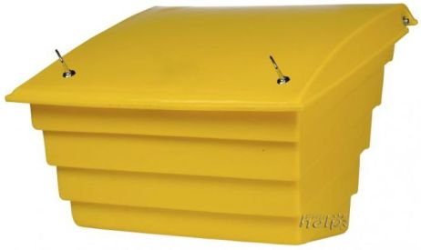 Sand and salt container 70 L (100 kg) yellow