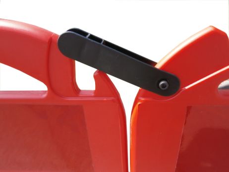 Safegate safety barrier 4 x 75 cm 3 bm