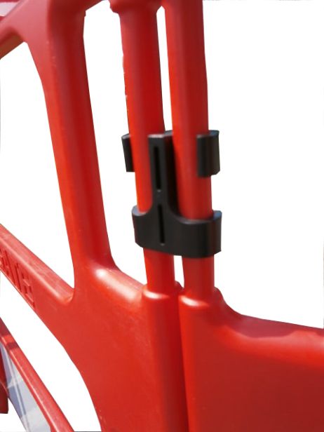 Safegate safety barrier 4 x 75 cm 3 bm