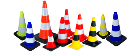 Traffic cone 34 cm PE