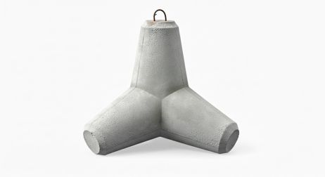 "Starblok" Concrete Barrier