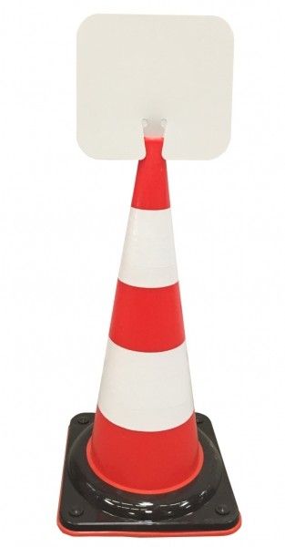 white clip board to the cone