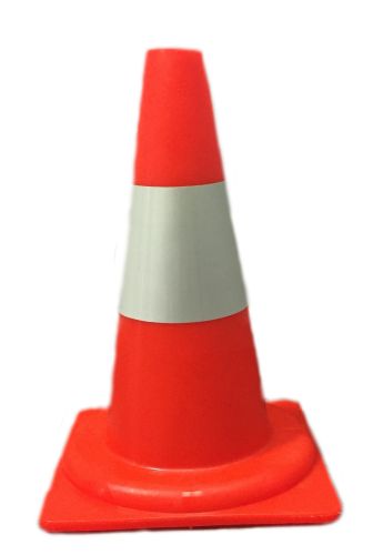 Traffic cone 340 cm PVC reflective