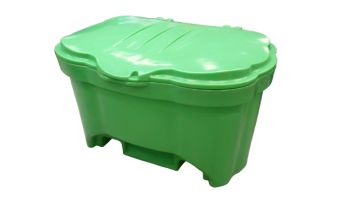 Container for salt or sand 250 L green