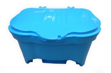 Container for salt or sand 70 L blue