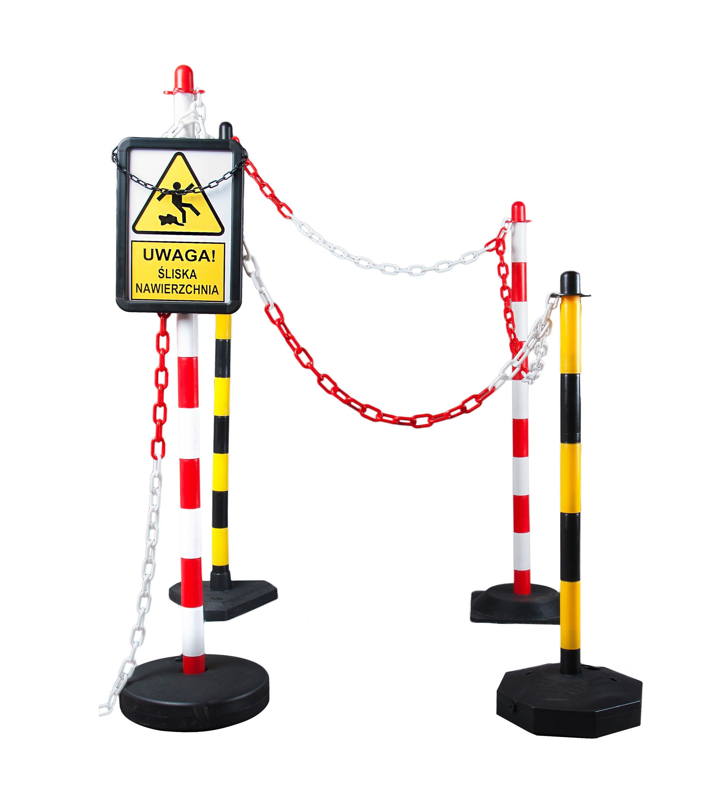 10 mm plastový řetěz, černý