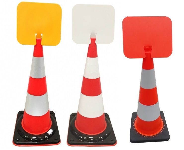 white clip board to the cone