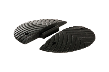 Speed bumper Slowly 5, end element 250x400x50 black