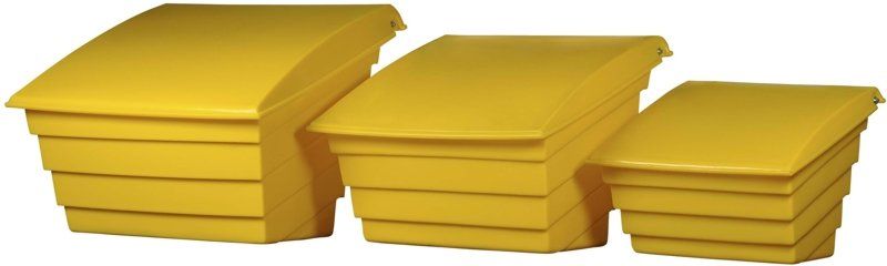Sand container 250 L (360 kg) yellow