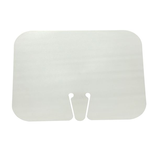 white clip board to the cone