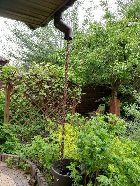 8 mm plastový řetěz, žlutý