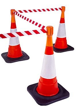Traffic Cone Topper - 3,6 m - red/white