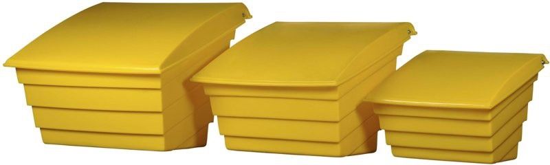 Sand and salt container 70 L (100 kg) yellow