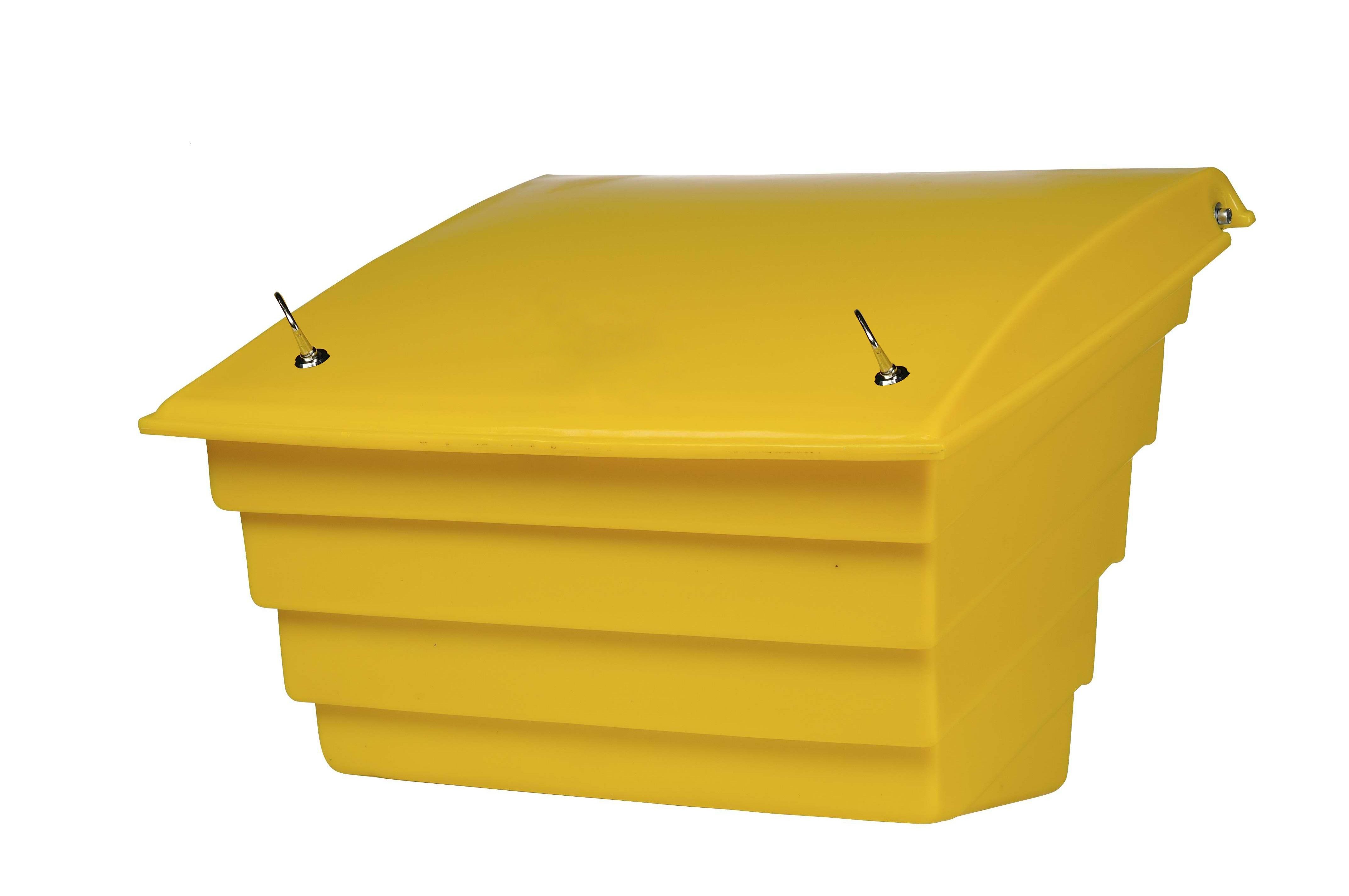 Sand and salt container 70 L (100 kg) yellow