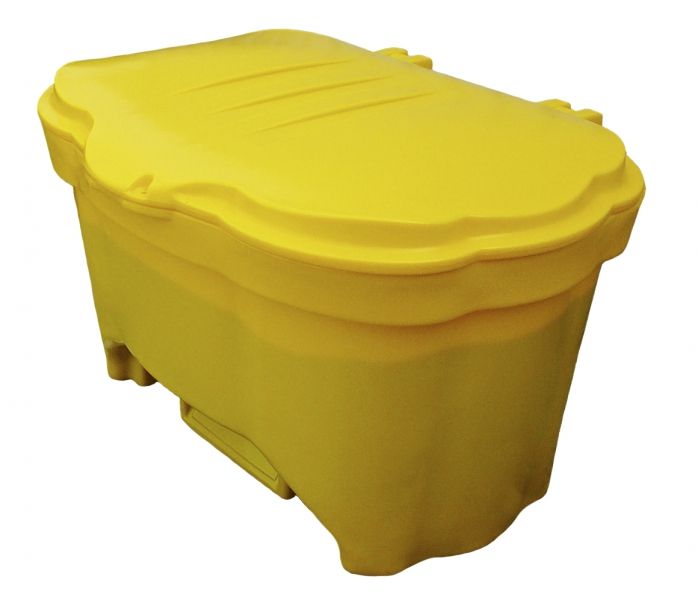 Salt or sand container 150 L yellow