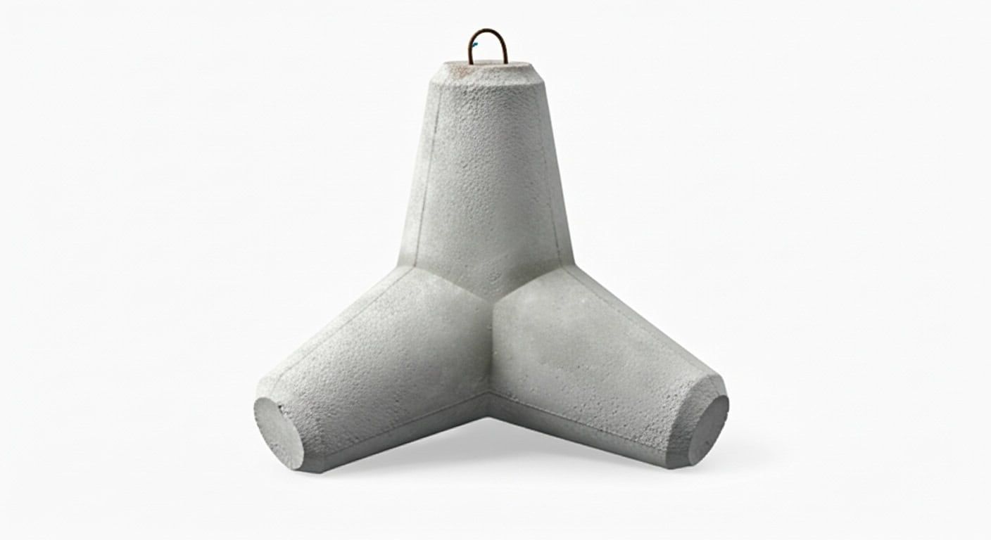 "Starblok" Concrete Barrier