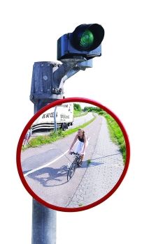 TRIXI road mirror ø 500 mm with heating