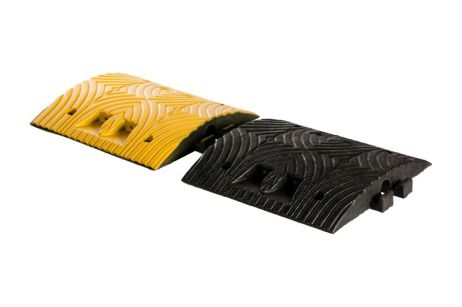 Próg podrzutowy Slowly 7 element środkowy czarny 500x500x70mm