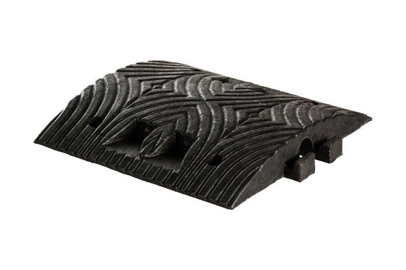 Próg podrzutowy Slowly 7 element środkowy czarny 500x500x70mm