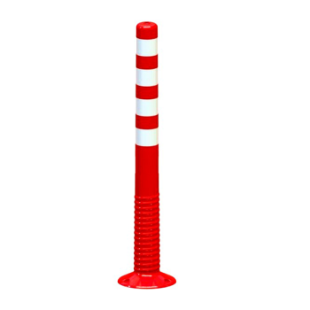 Flexibilný stĺpik 1000 mm – oranžový s bielou reflexnou páskou