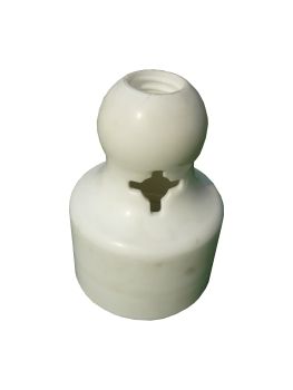 Zahradzovací výstražný stĺpik 120 x Ø 11 cm, plastový podstavec