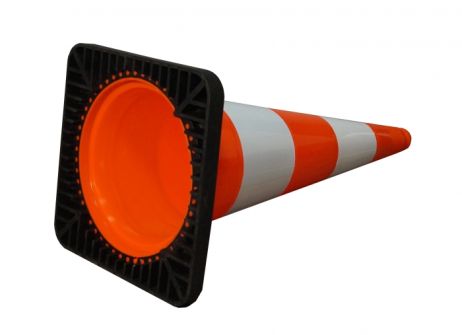 Dopravní kužel 75 cm PVC/REC