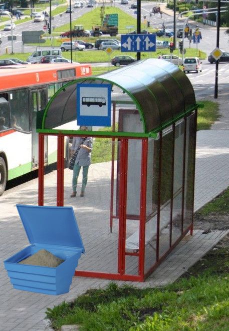 Nádoba na posyp pre soli a piesku 70 litrov žltý
