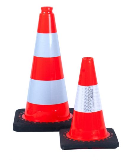 Dopravní kužel 300 mm PVC/REC reflexní