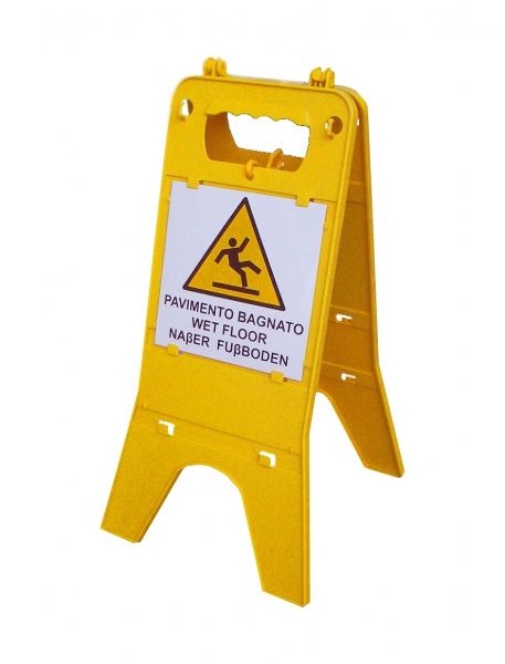 Výstražný stojan (tabuľa) "Klzká podlaha - Wet floor"