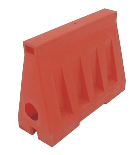 Cestná mobilná bariéra, zvodidlo U-14/U-25, vysoká 80 cm, biela