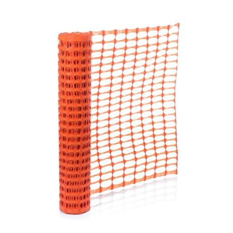 Oranžová stavební síť HDPE 100 cm x 50 m
