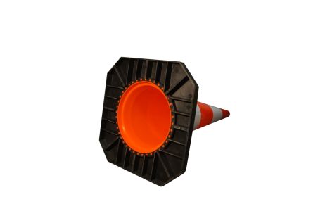 Dopravný kužeľ 900 mm PVC/REC