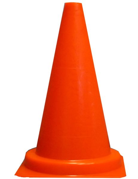 Silniční kužel 50 cm PVC – Bez pruhů